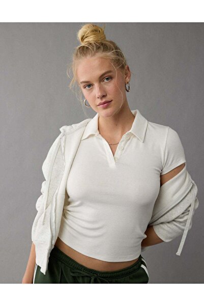 AMERICAN EAGLE تي شيرت AE Polo Hey Baby