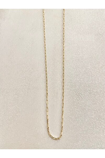 Lora Kuyumculuk Parlak Ataç Altın Zincir