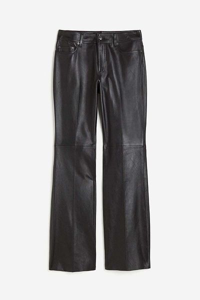 H&M Leather trousers