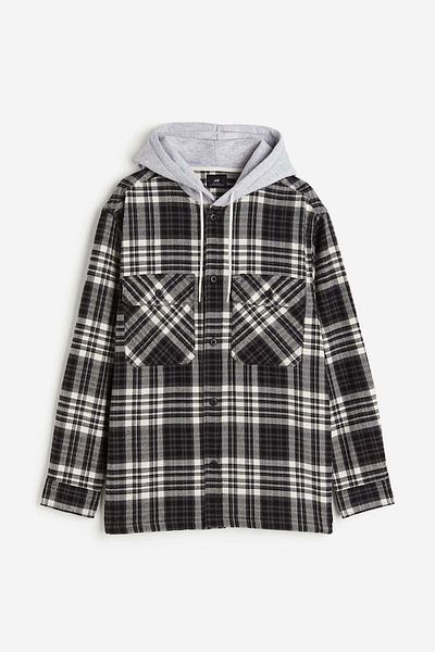 H&M Relaxed Fit Hooded overshirt