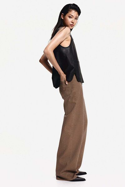 H&M Rhinestone-embellished jeans