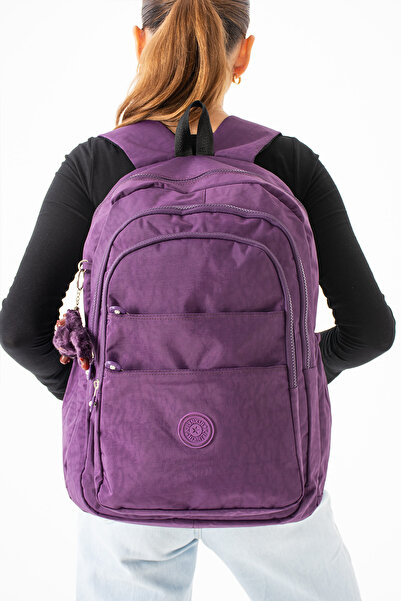 çantamgelsin Geantă de școală Crinkle Rucsac pentru excursii zilnice Sport Călătorii