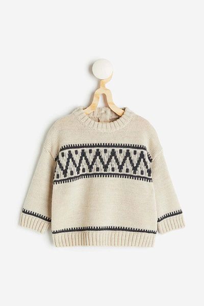 H&M Jacquard-knit merino wool jumper