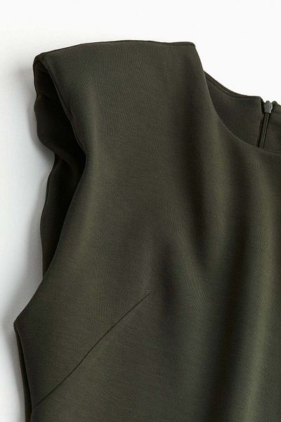 H&M Shoulder-pad midi dress
