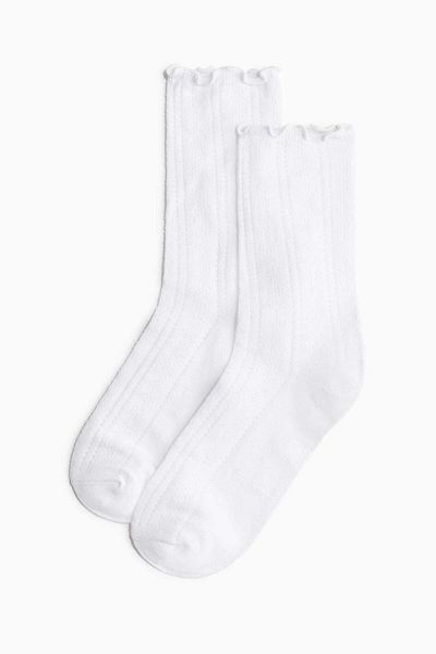 H&M 3-pack Pointelle-knit Socks