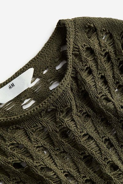 H&M Hole-knit jumper