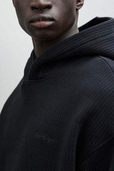 H&M Loose Fit Ribbed hoodie