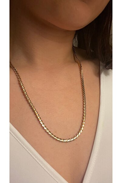 Nix İstanbul Zincir Kalın Çelik Kolye 6