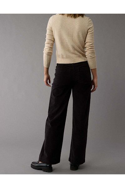 AMERICAN EAGLE Ae Stretch Corduroy Low-rise Baggy Wide-leg Pant