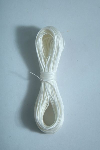 Eskişehir hobi sanat Περλέ Λευκό 1,0 mm Κερωμένο Σχοινί 25 μέτρων Κολιέ Σχοινί Κοσμήματα Σχεδιασμός Σχοινί Βραχιόλι Σχοινί