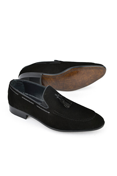 Ziya Чоловічі чорні класичні черевики з натуральної шкіри - 151985Z1001