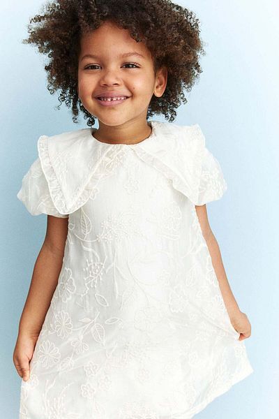 H&M Embroidered dress