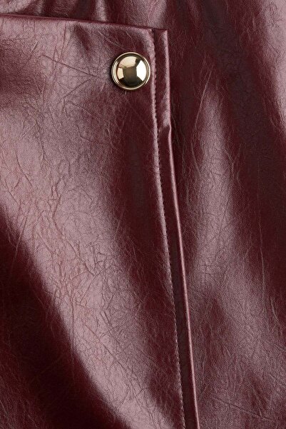 H&M Coated wrap skirt