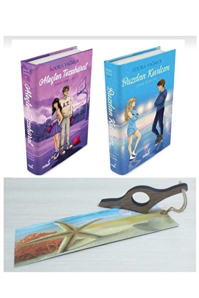 İndigo Kitap Ateşten Tezahurat / Buzdan Kıvılcım Ciltli 2 Kitap Okuma Yüzüğü ...