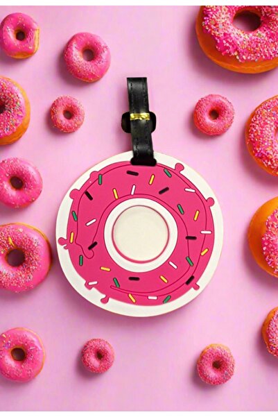 Boldy Donut Bavul Etiketi - Valiz Etiketi - Çanta Etiketi - Bagaj Etiketi - V...