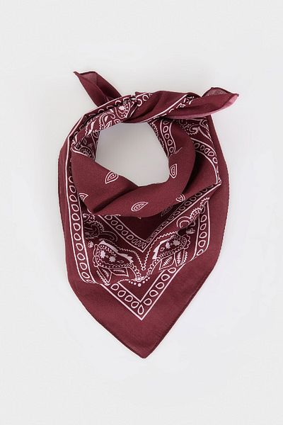 DeFacto Unisex gemustertes Baumwoll-Bandana N7447az25sm