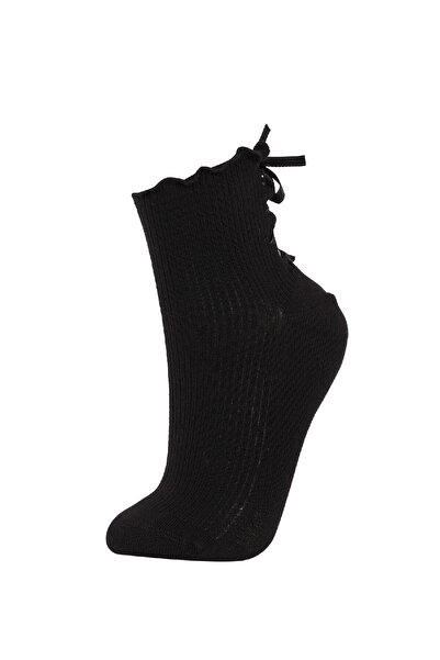 DeFacto Nahtlose Baumwollsocken für Damen E8637AXNS