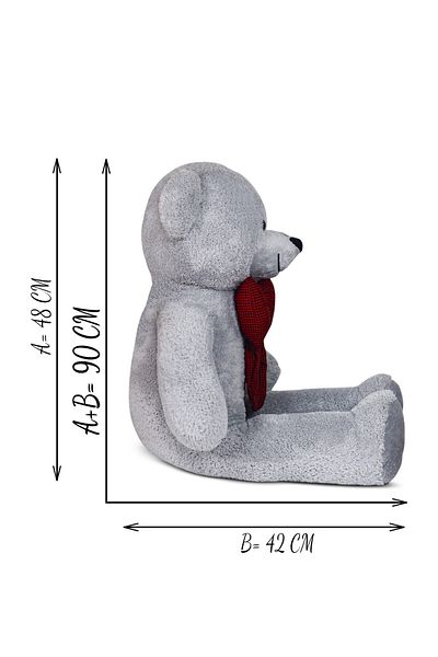 Princess Bear 90 cm Bow Tie K (100% Domestic)