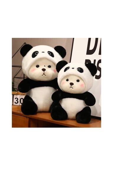 Princess Bear 90 Cm Kapşonlu Uykumcuk  Peluş k Panda