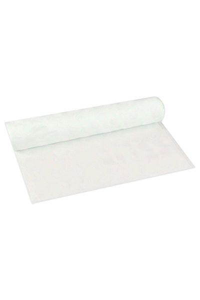 Kullan At Market Practical White Roll Paper Tablecloth - 100x150cm, 16 Sheets