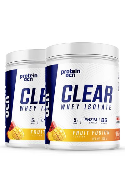 Proteinocean Clear Whey Fruit Fusion 400g - 16 Serving X 2 Pieces
