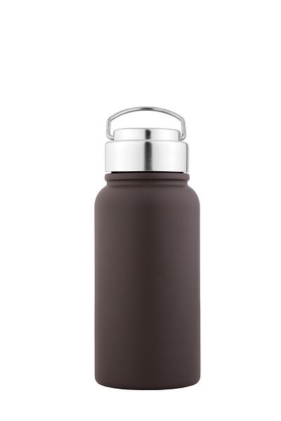 ALSAIF Mug For Coffee And Tea Steel In Brown / Leak-proof And Keeps Drinks Hot 0.6 Liter