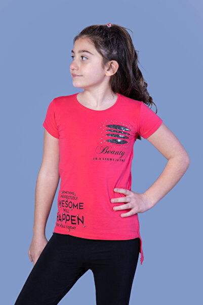 Toontoy Fata are tricou sâni Laser croială Stone