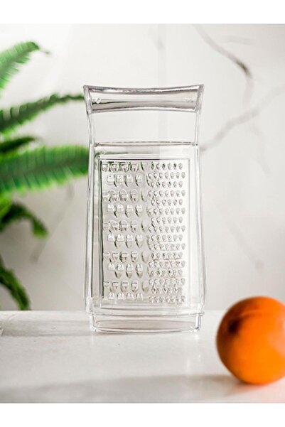 Depa Acrylic Transparent Non-Cutting Grater with Chamber