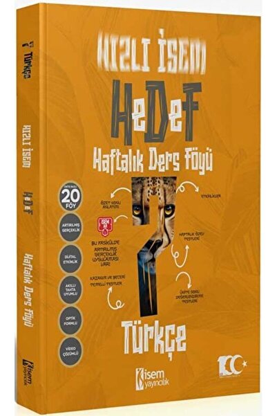 İsem Yayıncılık İsem Yayınları 7. Sınıf Türkçe Haftalık Ders Föyü