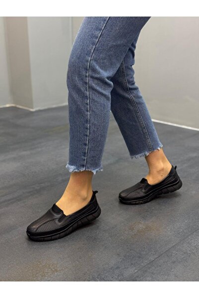 DİVA Μαύρα παπούτσια Δερμάτινο Faylon Sole Ορθοπεδικό