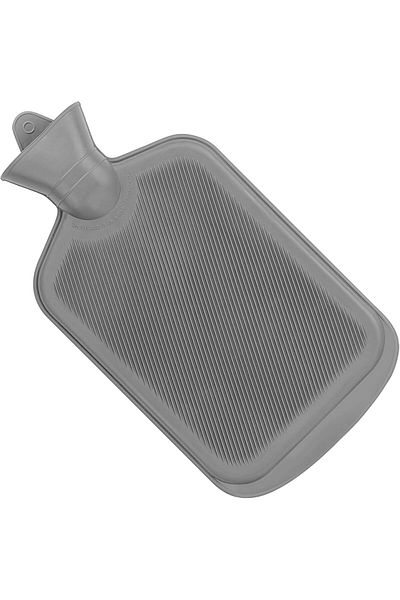 AWH AHW 2-Pack Hot Water Bottles, 2L Rubber, BPA-Free, for Heat Therapy & Pain Relief