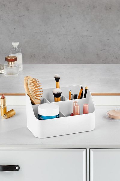 EWs White Makeup Box & Cosmetic Organizer & Multi-Purpose Box