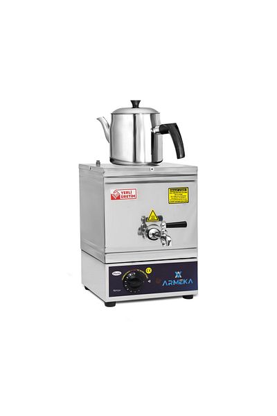 Armeka 10 Liter Platinum Tea Boiler - Plate Free