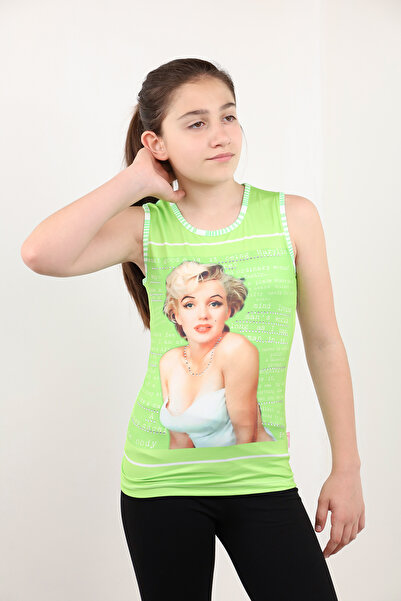 Toontoy Κοριτσίστικο μπλουζάκι Marliyn Monroe με τύπωμα Κεντημένο με πέτρα