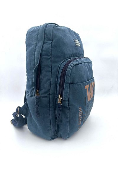Old Cotton Unisex Casual Backpack - Σχολείο, Ταξίδια, Laptop, Αθλητισμός, Καθημερινή χρήση - Βαμβακερό καμβά