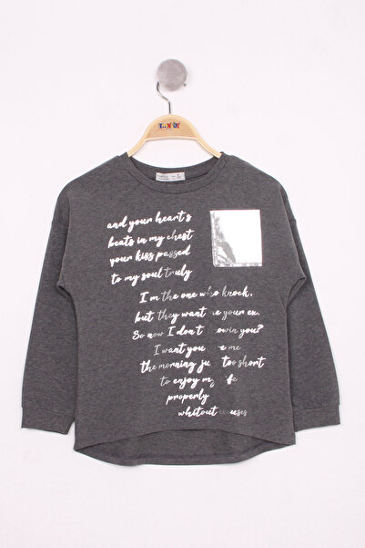 Toontoy Μπλουζάκι για κορίτσια Varaklı Pocket με τύπωμα