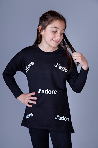 Toontoy Tricou pentru fete Jadore cu imprimeu