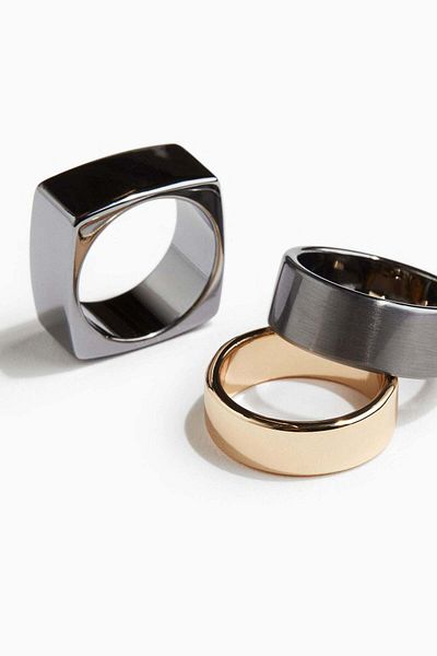 H&M 3-pack Rings