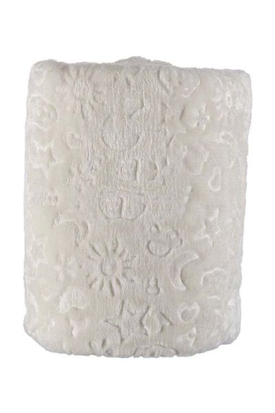 GOLDEN SPRING Embossed Baby Blanket Ecru (Not: the Product Is the Season Inced.)