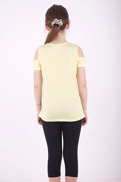 Toontoy Girl - Foil Printed Half Sleeve Capri Suit