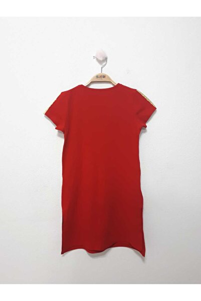 Toontoy Girl's Lettering Pearl Stone Dress