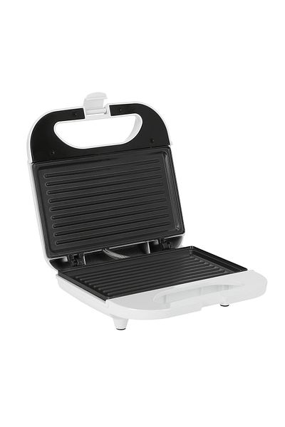 KRYPTON 800W 2-Slice Grill Maker- KNGM6064, sandwich maker Non-Stick Plates| White, 2 Years Warranty