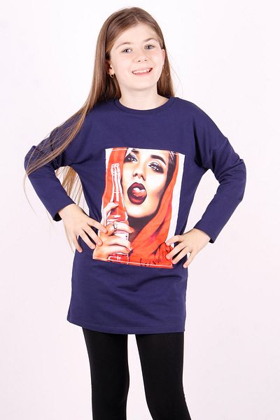 Toontoy Girl Digital Girl Printed Dress