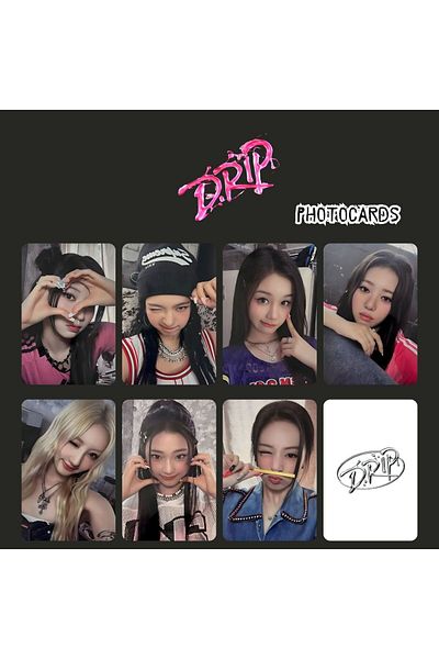 Kpop Dünyasi Babymonster'' Drip'' Pob 2 Photocards Set
