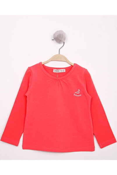 Toontoy Broderie prințesă pe pieptul fetiței tricou