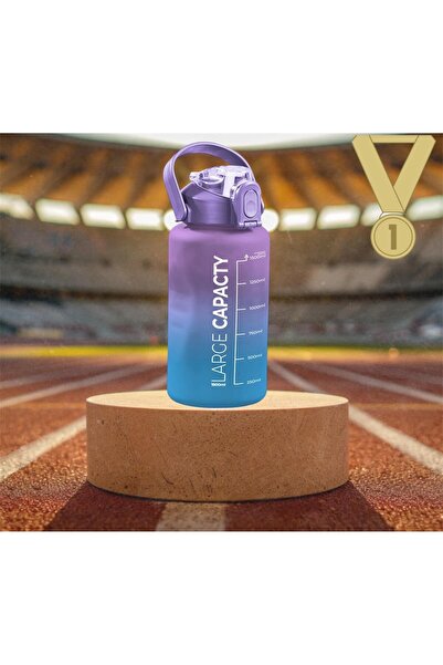 SELKA HOME - Cornelia 1500 ml Motivational Flask with Straw