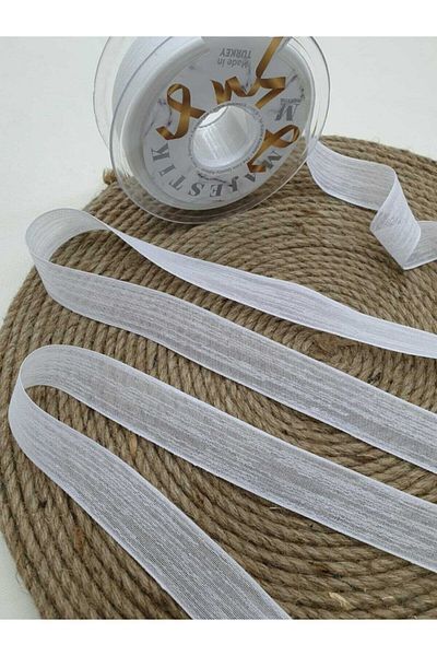 ESTEKS DANTEL 20 Mt 25 Mm Linen Ribbon Nobe