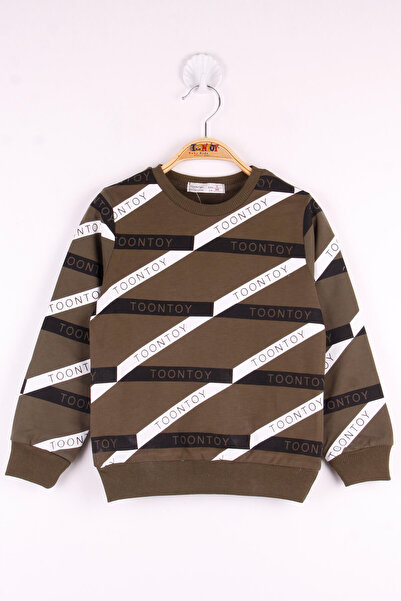 Toontoy Băiat detaliu cu dungi Swea tricou