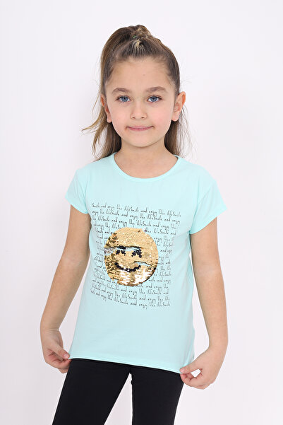 Toontoy Κέντημα για κορίτσια με παγιέτες χαμογελαστό πρόσωπο