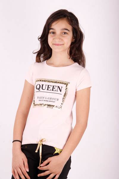 Toontoy Μπλουζάκι για κορίτσια Queen Varak Leoapar με τύπωμα